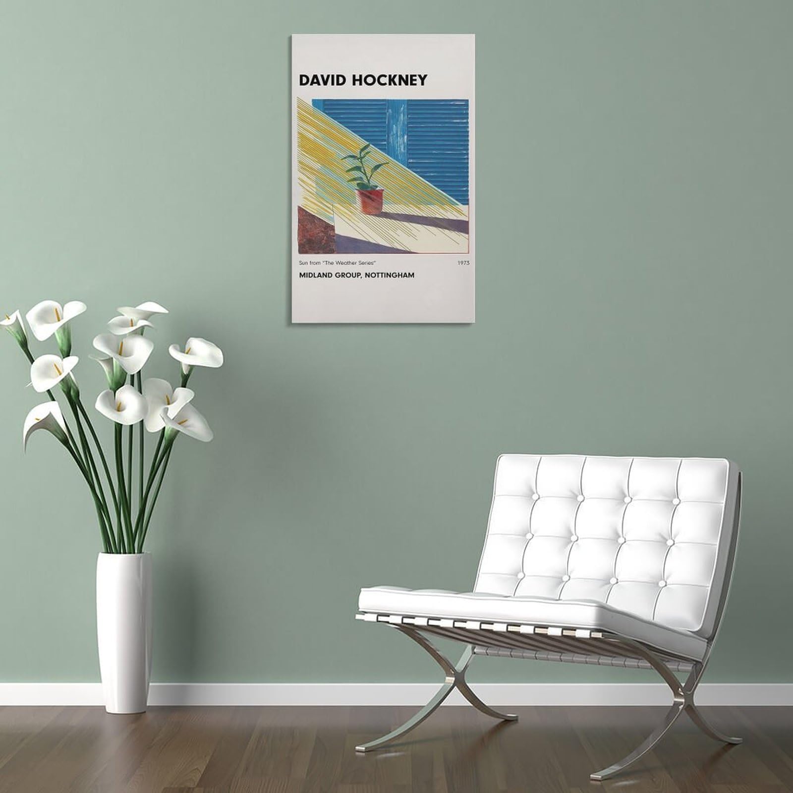 Amazon.co.jp: David Hockneyキャンバスポスターデイヴィッド